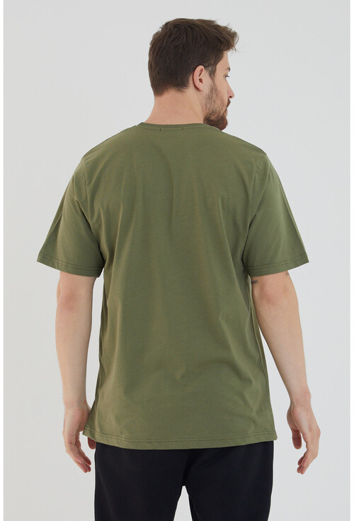 Basic Erkek Bisiklet Yaka Regular Kalıp Kısa Kollu T-Shirt