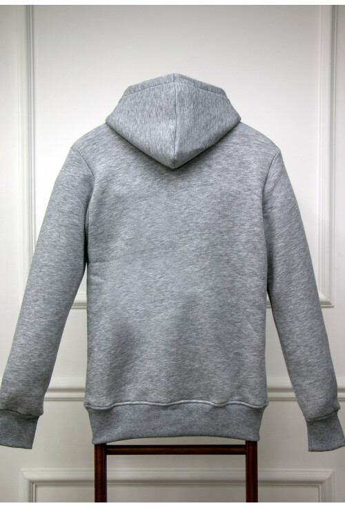 Unisex Kapüşonlu Üç İplik Basic Sweatshirt