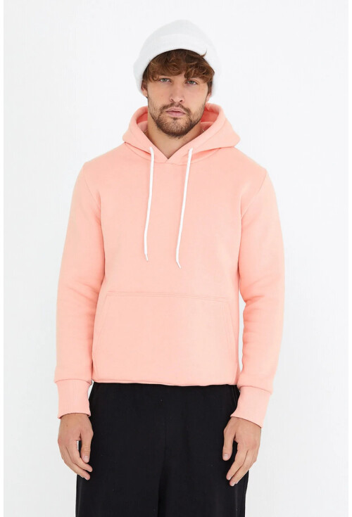 Somon Unisex Kapüşonlu Kanguru Cepli Basic Sweatshirt 1163