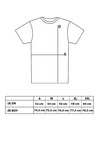 Unisex Çiçek Baskılı Çizgili Bisiklet Yakalı Çift Özel T-Shirt