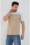Amazing Crash Göğüs Ön Biyeli Polo Yaka T-Shirt Antrasit XL