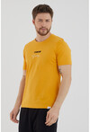 Unisex Slim Fit nakışlı Bisiklet Yaka T-Shirt