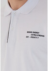 Amazing Crash Rising Energy Baskılı Polo Yaka T-Shirt Antrasit M