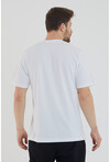 Amazing Crash Ters Nakışlı T-Shirt Beyaz S