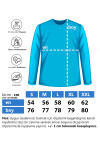 Kiremit Unisex Basic Bisiklet Yaka Oversize Sweatshirt