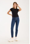 Kısa Kollu Bisiklet Yaka Slim Fit  Kadın T-Shirt