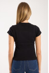 Kısa Kollu Bisiklet Yaka Slim Fit  Kadın T-Shirt
