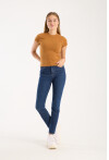 Kısa Kollu Bisiklet Yaka Slim Fit  Kadın T-Shirt