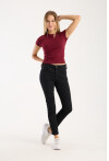 Kısa Kollu Bisiklet Yaka Slim Fit  Kadın T-Shirt