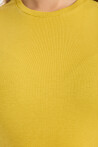 Kısa Kollu Bisiklet Yaka Slim Fit  Kadın T-Shirt