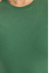 Kısa Kollu Bisiklet Yaka Slim Fit  Kadın T-Shirt